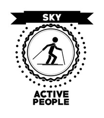 Wall Mural - active people design 