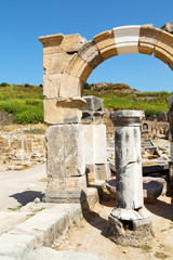 perge old construction in   turkey   roman temple