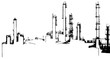 Oil refinery illustration