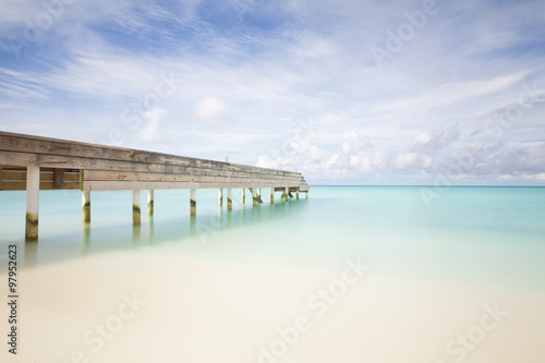 Fotografía Jetty on maledives island