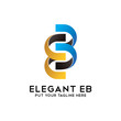 © NINJA FACTORY - Elegant EB Modern logo icon