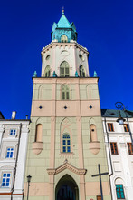 Trynitarska Tower Near John Baptist Cathedral. Lublin, Poland.
