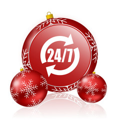 Poster - service christmas icon