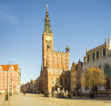 Fototapeta Nowy Jork - Cityscape of Gdansk in Poland 