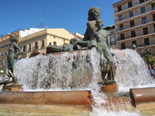 Fountain In Valencia,Spain