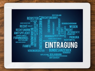 Sticker - Eintragung