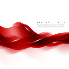 Wall Mural - red background curve.