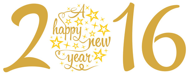 Wall Mural - new year 2016