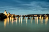 Fototapeta Londyn - Historic Charles Bridge in Prague, Czech Republic