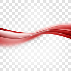 Wall Mural - red background curve.