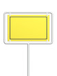 © frenta - 3d information sign of yellow color