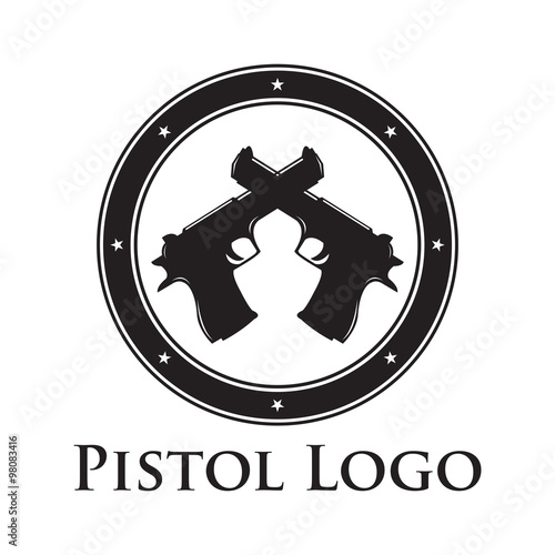 Black Pistol Logo Vector Buy This Stock Vector And Explore