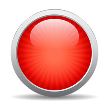 Blank Red Web Button