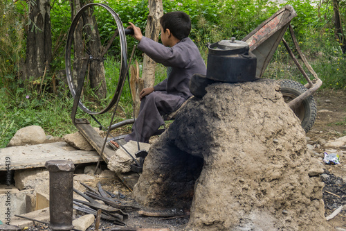 schmied feuerstelle afghanistan – Stock-Foto | Adobe Stock