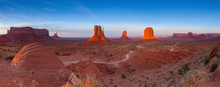 Sunset At Monument Valley