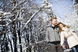 © BGStock72 - Loving young couple at winter forest