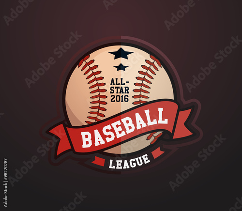 Baseball Logo Template For Sports Team Buy This Stock Vector And Explore Similar Vectors At Adobe Stock Adobe Stock