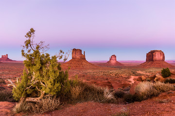 Vista de Monument Valley National Park, en Utah, USA