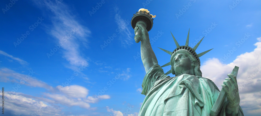Statue de la liberté / Statue of liberty - obrazy, fototapety, plakaty 