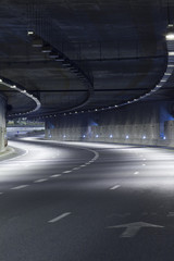 Wall Mural - Empty Highway At Night