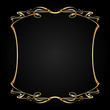 Vector art nouveau frame with space for text.