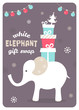 White Elephant Gift Exchange Illustration