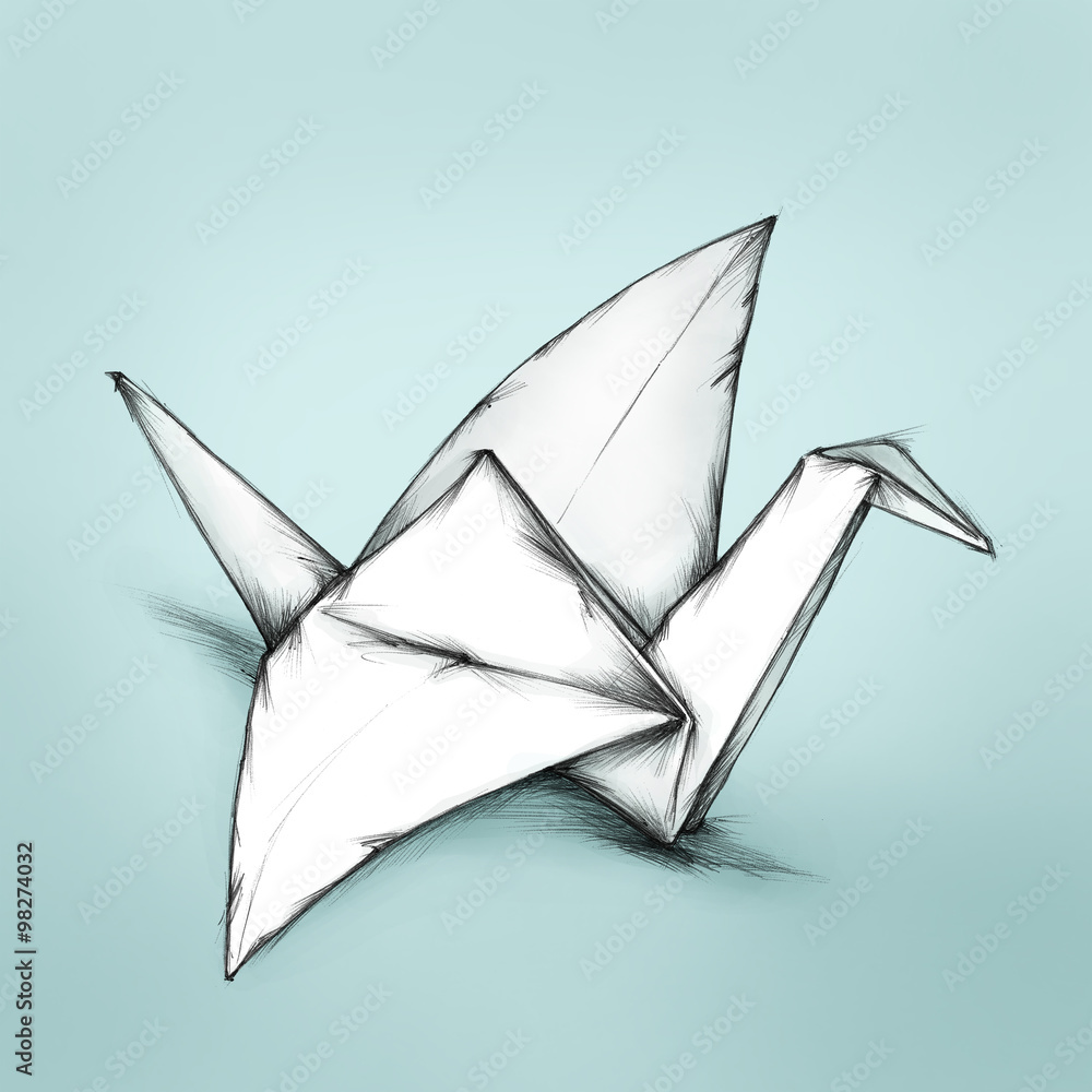 Papier Kranich Foto Poster Wandbilder Bei Europosters