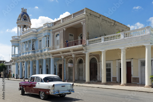 Naklejka na drzwi Cuba Cienfuego Panorama