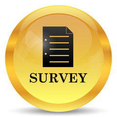 Canvas Print - Survey icon