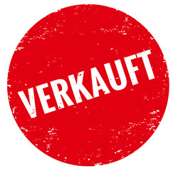 Stempel rot Grunge verkauft 