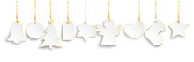 Christmas Golden Price Stickers Golden Ribbons
