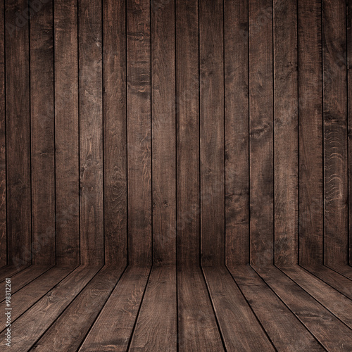 Photo grunge wood panels