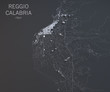 Reggio Calabria, vista satellitare, Calabria, Italia