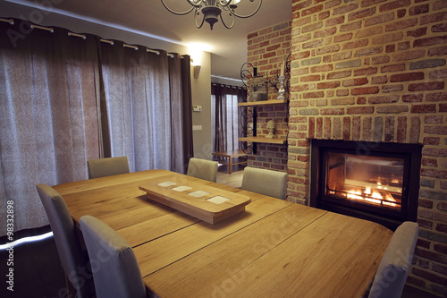 intérieur maison salon avec insert feu central double face – kaufen ... intérieur maison salon avec insert feu central double face – kaufen ...