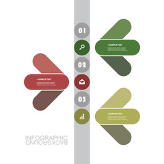 Wall Mural - modern business infographic template - minimal timeline design