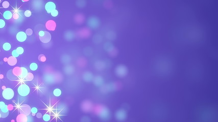Wall Mural - Bokeh circles loopable abstract background