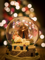 Nativity Scene Snow Globe