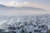 Fototapeta Fototapety miasta na ścianę - Zima na prowincji