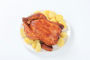 Sticker - Marinated roasted chicken with potatoes