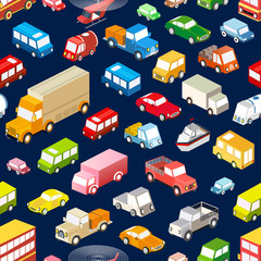 Wall Mural - Seamless  cars