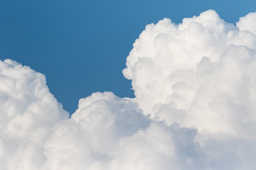 Wall Mural - white clouds in blue sky