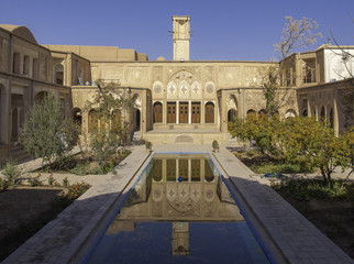 Historic old house in Kashan, Iran.