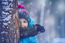 Child In The Snow