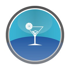 Canvas Print - Cocktail dans un bouton