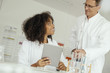 © Westend61 - Two scientists with digital tablet in lab