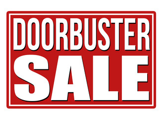 Wall Mural - Doorbuster sale red sign