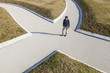© Westend61 - Germany, Baden-Wurttemberg, Teenage boy standing at crossing
