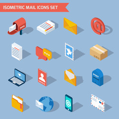 Sticker - Isometric Mail Icons