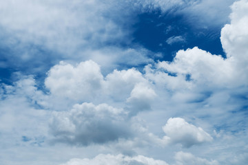 clouds and blue sky weather background