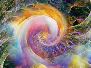 Wall Mural - Spiral Abstraction